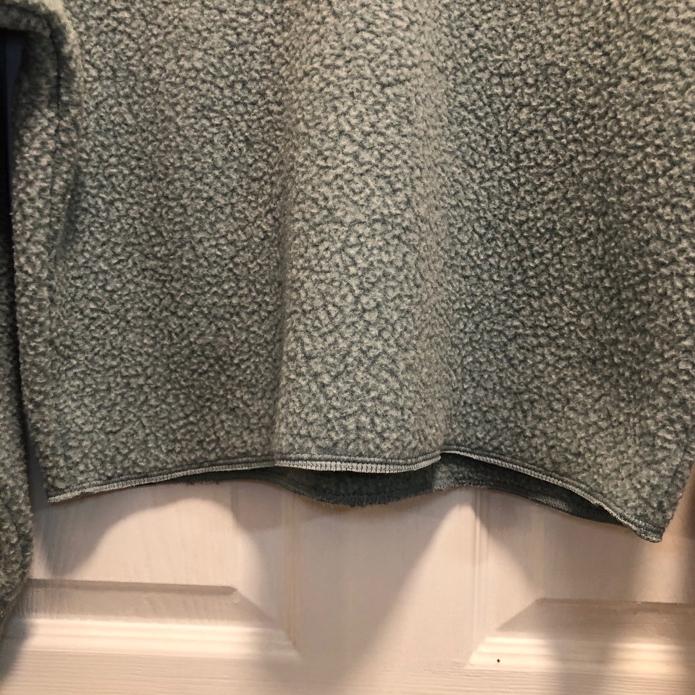 Everlane ReNew Fleece Raglan Crop Top Sweatshirt S - Picture 7 of 12